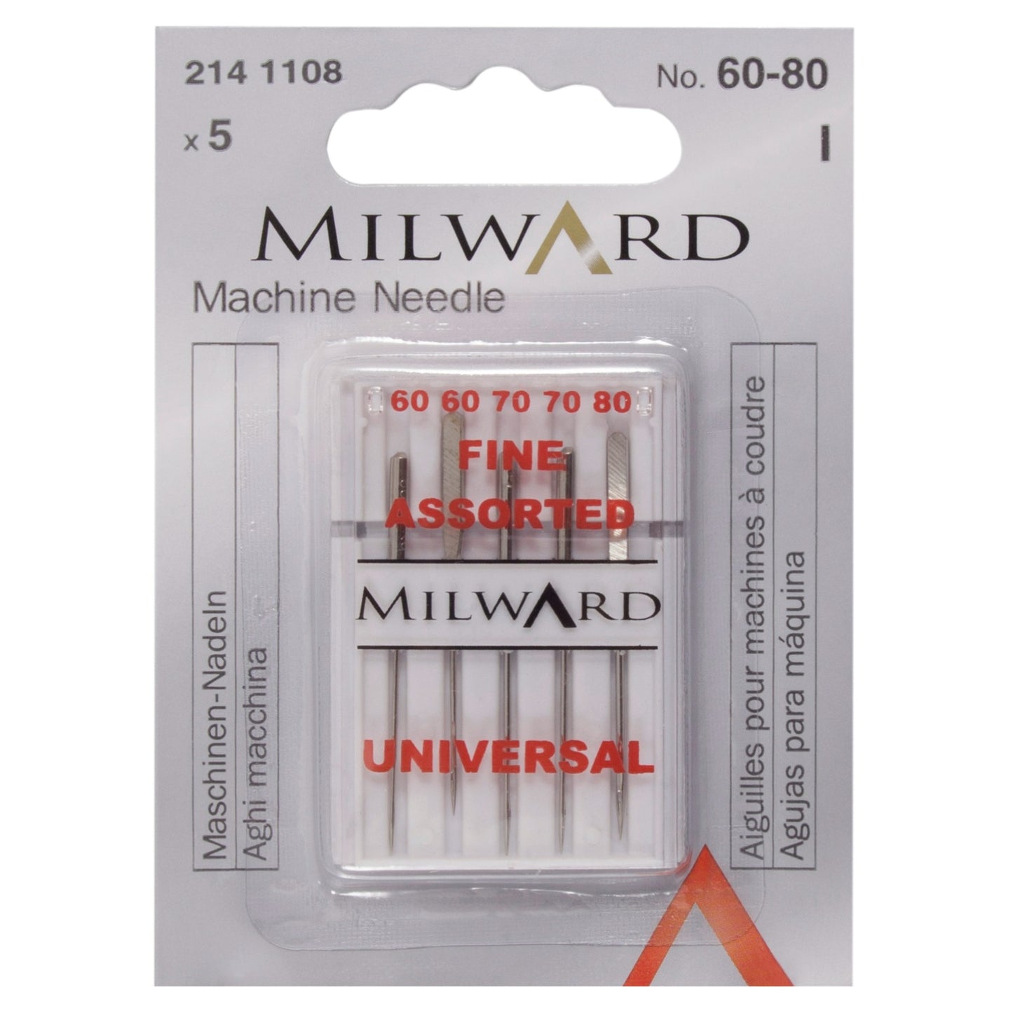 Fine Assorted Universal Sewing Machine Needles