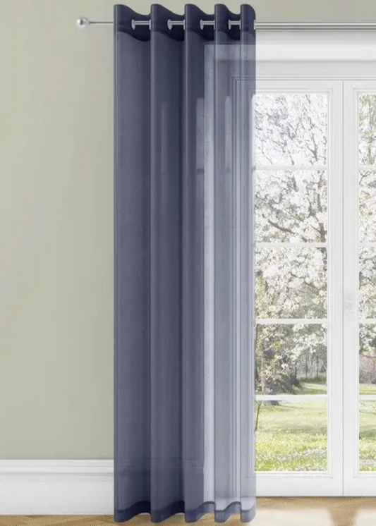Eyelet Voiles In Navy