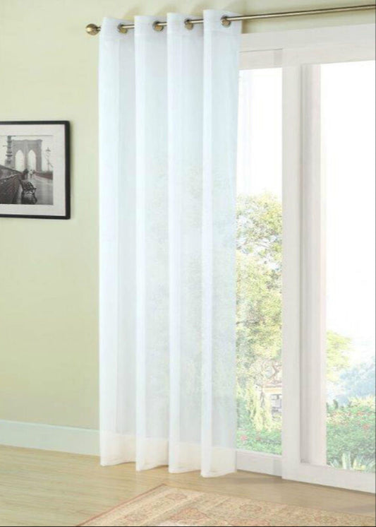 Eyelet Voiles in White