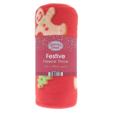 Festive Fleece Throw