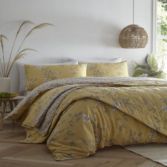 Yasmina Ochre Duvet Set